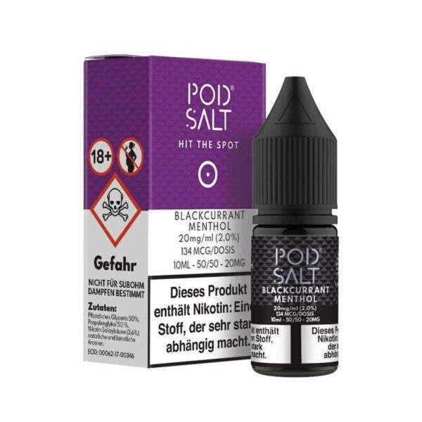 POD SALT BLACKCURRANT MENTHOL