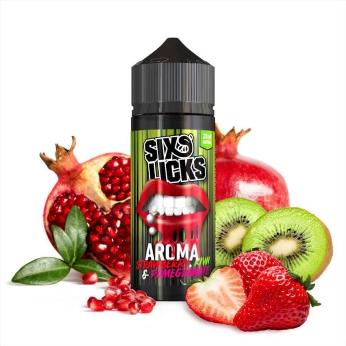 Aroma Longfill Six Licks Strawberry, Kiwi & Pomegranate