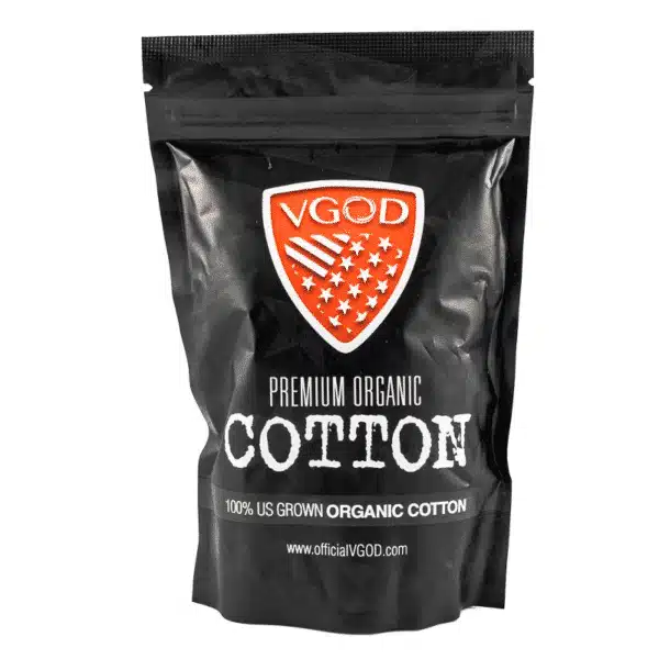 VGOD Premium Organic Cotton Wickelwatte für Selbstwickler, Dampferwatte