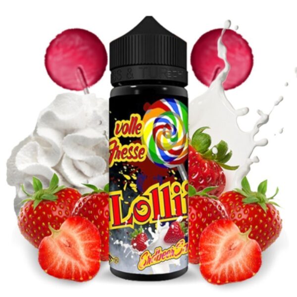 Aroma Longfill 10ml Lädla Juice Volle Fresse Erdbeer Sahne