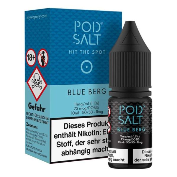 Blue Berg Pod Salt Nikotinsalz 11mg/ml Liquid Saltnic und Shortfill
