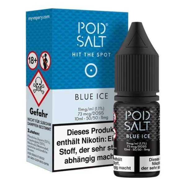 Blue Ice Pod Salt Nikotinsalz 11mg/ml Liquid Saltnic und Shortfill