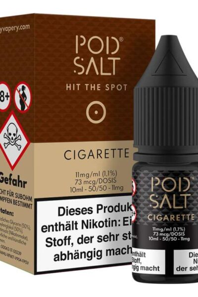 Cigarette Pod Salt Nikotinsalz 11mg/ml Liquid Saltnic und Shortfill. Nikotinsalz Liquid