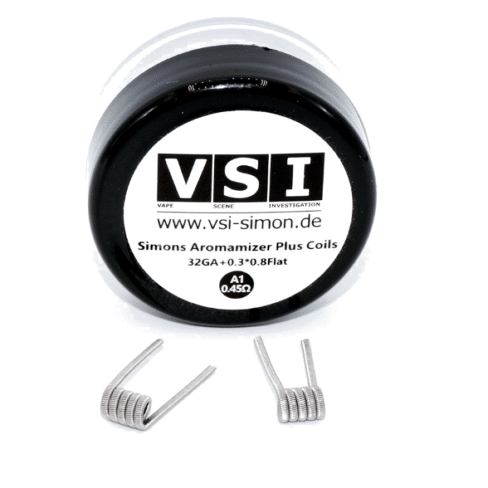VSI Aromamizer prebuilt Alien Coils A1 0.45 Ohm TWOL prebuilt Coils für Selbstwickler und Verdampfer