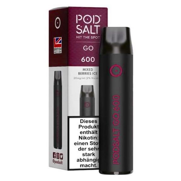Einweg E-Zigarette Disposable Pod Salt Go 600