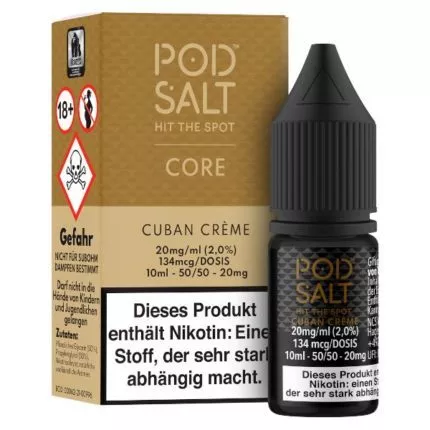 Pod Salt Cuban Creme Nikotinsalz Liquid