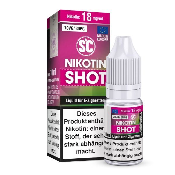 SC Nikotin Shot 18mg 70VG/30PG 10ml