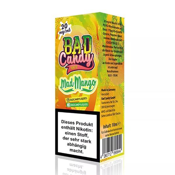Mad Mango Bad Candy Nikotinsalz 10ml 20mg