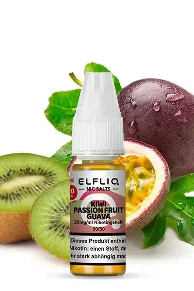 Elfliq Kiwi Passion Fruit Guava Liquid 10ml 20mg