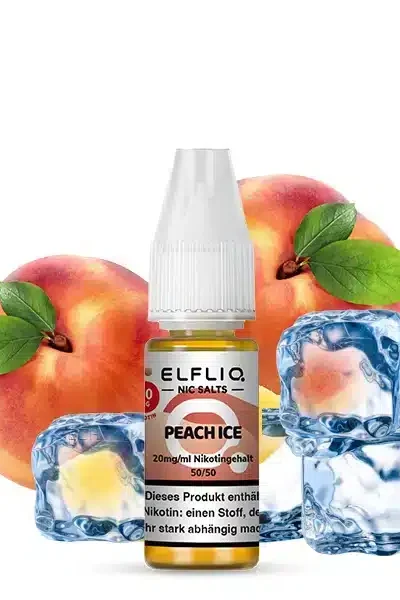 Elfliq Peach Ice Liquid 10ml 20mg