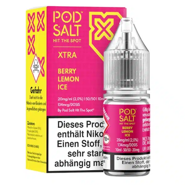 Pod Salt Xtra Berry Lemon Ice Nikotinsalz 20mg
