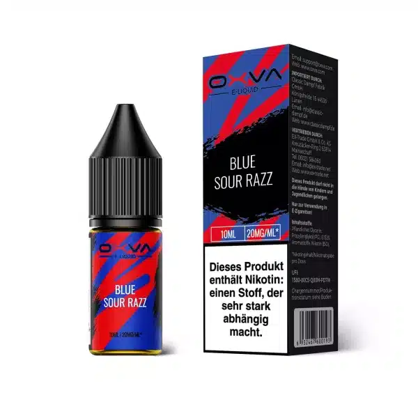 OXVA Blue Sour Razz 20mg Nikotinsalz Liquid