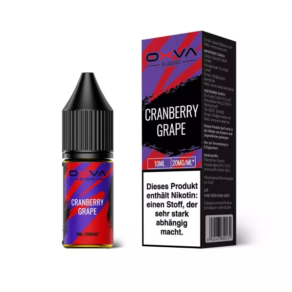 OXVA Cranberry Grape 20mg Nikotinsalz Liquid Saltnic