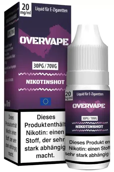 Overvape Nikotin Shot 70 30 20mg/ml