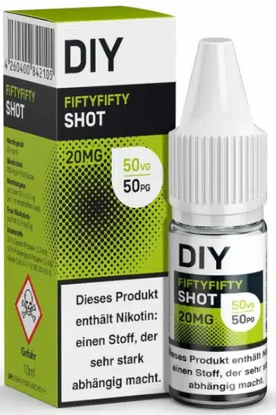 DIY Nikotin Shot 50VG 50PG 20mg