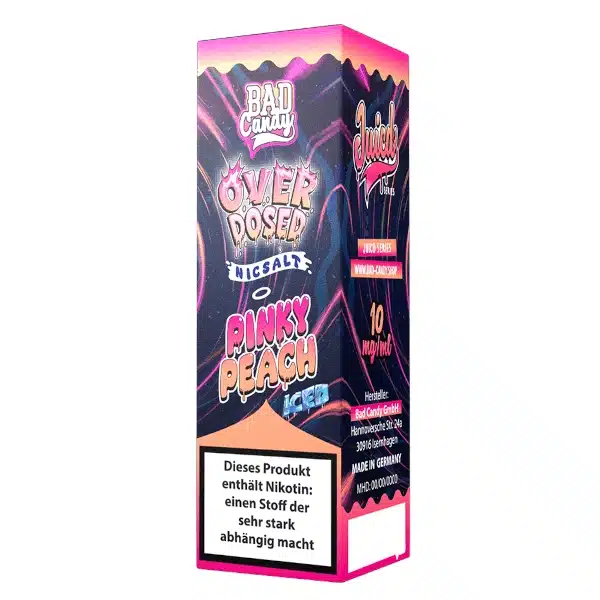 Bad Candy JUICD Pinky Peach Iced Overdosed Nikotinsalz