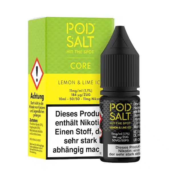 Pod Salt Lemon & Lime Ice Nikotinsalz 11mg