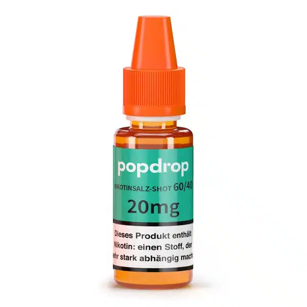 Popdrop Nikotinsalz Shot 60VG/40PG 20mg 10ml