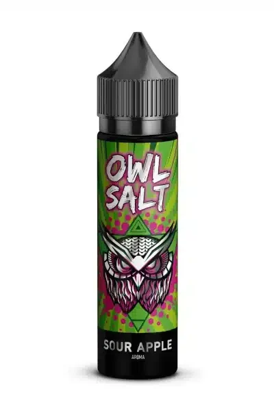 OWL Salt Longfill Sour Apple Aroma 10 ml in 60 ml