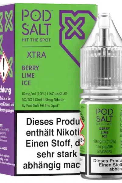 Pod Salt Xtra Berry Lime Ice Nikotinsalz 10mg