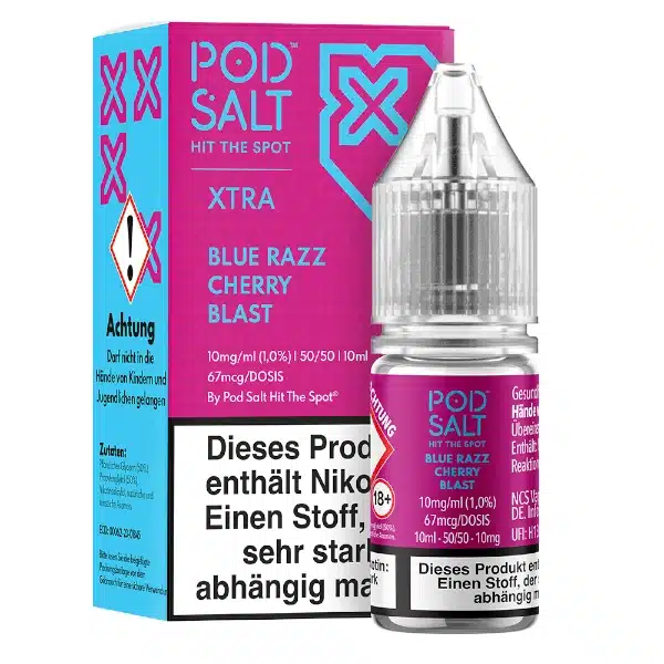 Pod Salt Xtra Blue Razz Cherry Blast Nikotinsalz 10mg