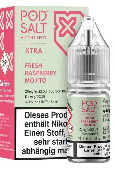 Pod Salt Xtra Fresh Raspberry Mojito Nikotinsalz 20mg