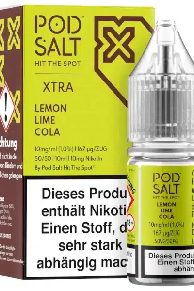 Pod Salt Xtra Lemon Lime Cola Nikotinsalz 10mg