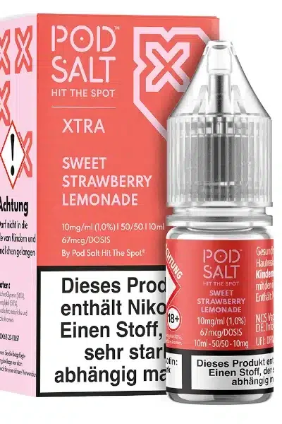 Pod Salt Xtra Sweet Strawberry Lemonade Nikotinsalz 10mg