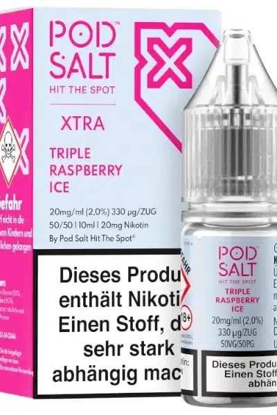 Pod Salt Xtra Triple Raspberry Ice Nikotinsalz 20mg