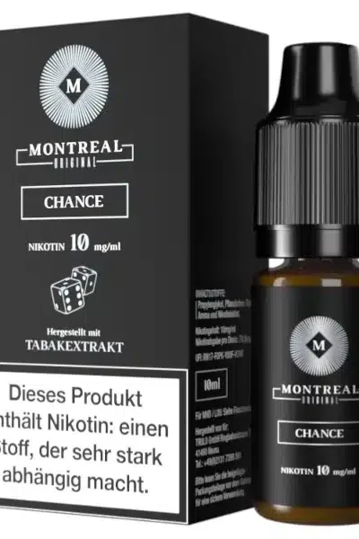 Montreal Chance Nikotinsalz Liquid 10mg 10ml
