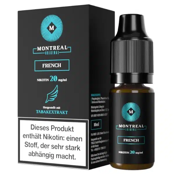 Montreal French Nikotinsalz Liquid 20mg 10ml