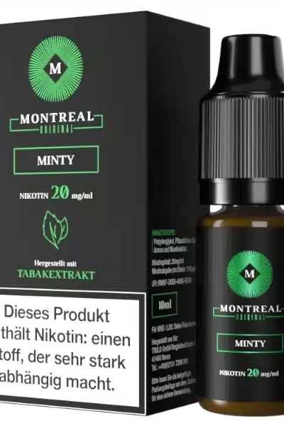 Montreal Minty Nikotinsalz Liquid 20mg 10ml