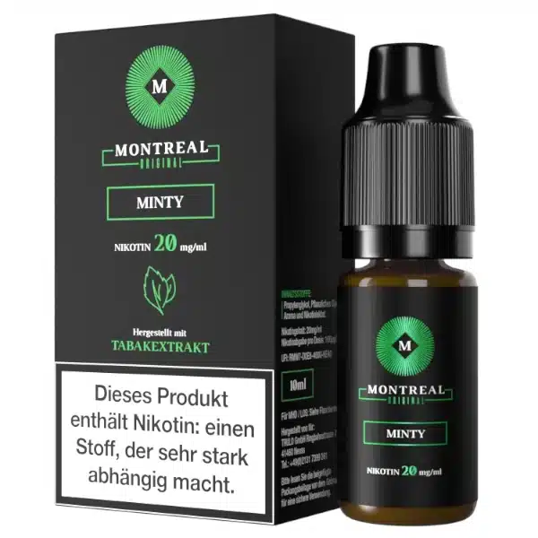 Montreal Minty Nikotinsalz Liquid 20mg 10ml