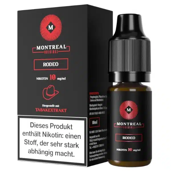 Montreal Rodeo Nikotinsalz Liquid 10mg 10ml