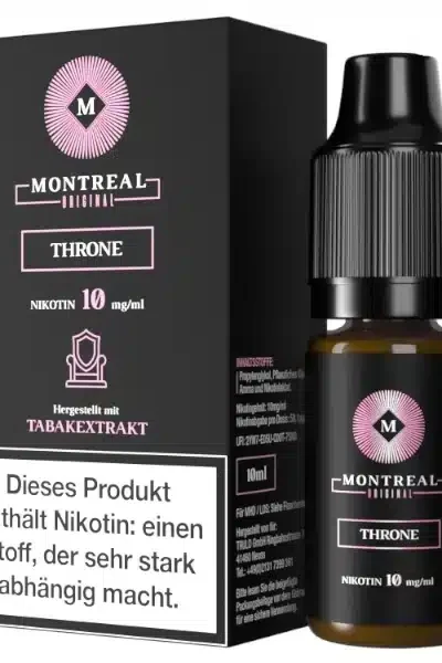 Montreal Throne Nikotinsalz Liquid 10mg 10ml