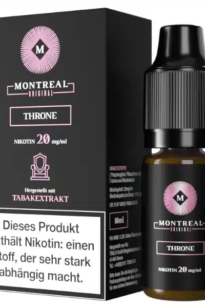Montreal Throne Nikotinsalz Liquid 20mg 10ml