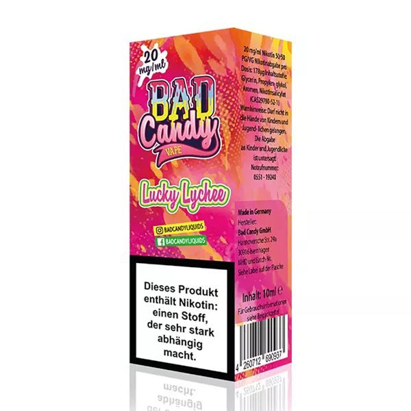 Neue Bad Candy Nikotinsalze Liquid
