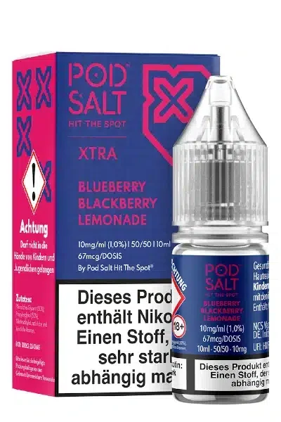 Pod Salt X Blueberry Blackberry Lemonade Nikotinsalz 10mg/ml 10ml