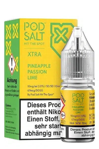 Pod Salt X Pineapple Passion Lime Nikotinsalz 10mg/ml 10ml