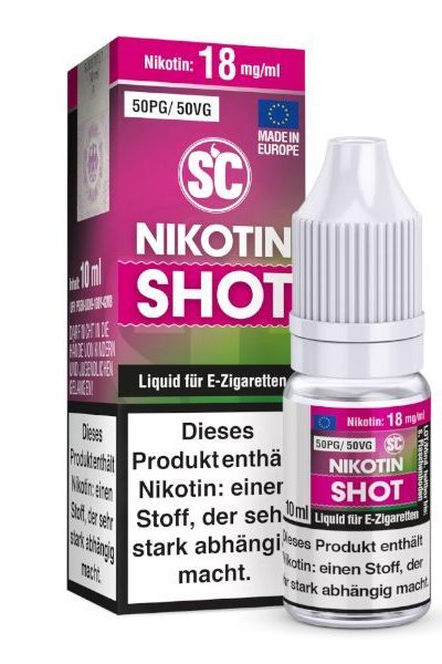 SC Nikotin Shot 18mg 50VG/50PG 10ml