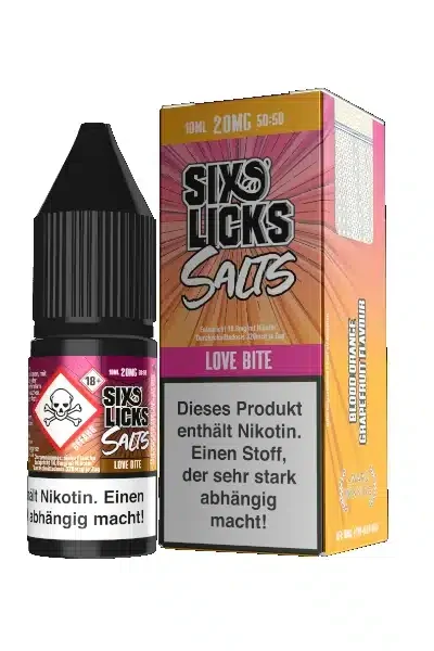 Six Licks Love Bite Nikotinsalz Liquid 20mg 10ml