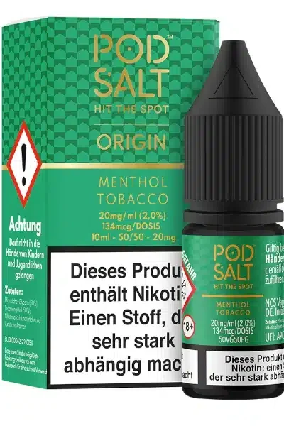 Pod Salt Origin Menthol Tobacco 10ml 20mg